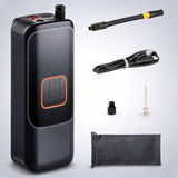 Tyre inflator portable air compressor 150 PSI electric air pump 4000mAh rechargeable tyre pump with Auto-Off function LCD