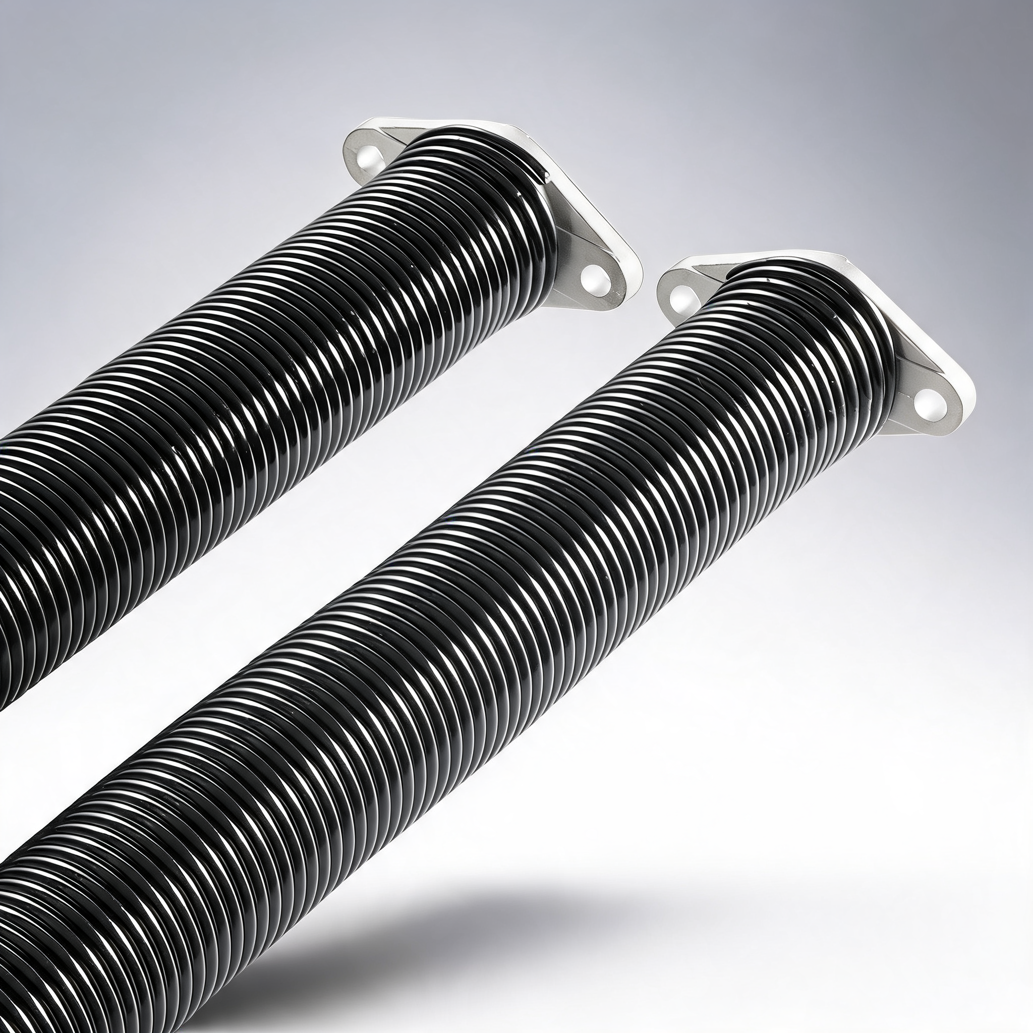 Garage door torsion springs pair of 0.218 x 2 x 23inch with winding bars
