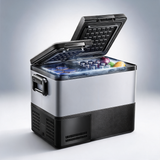 Portable car refrigerator freezer compressor 35L dual zone for car home