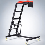 Automotive topside creeper with adjustable height 49.6 to 75.6 inch 181.44KGS capacity high creeper 4 swivel caster wheels