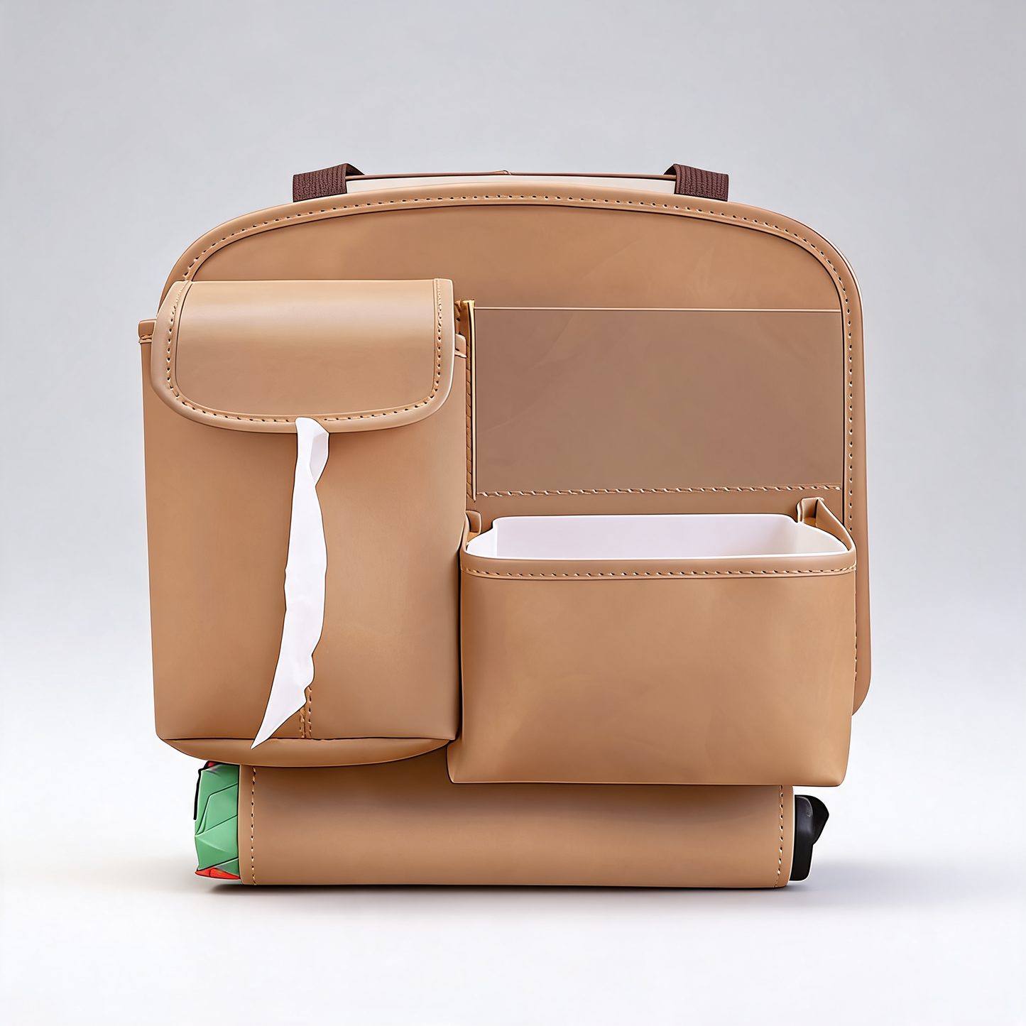 Car seat back organiser with practical design Multi-Pocket storage for tissues and gadgets