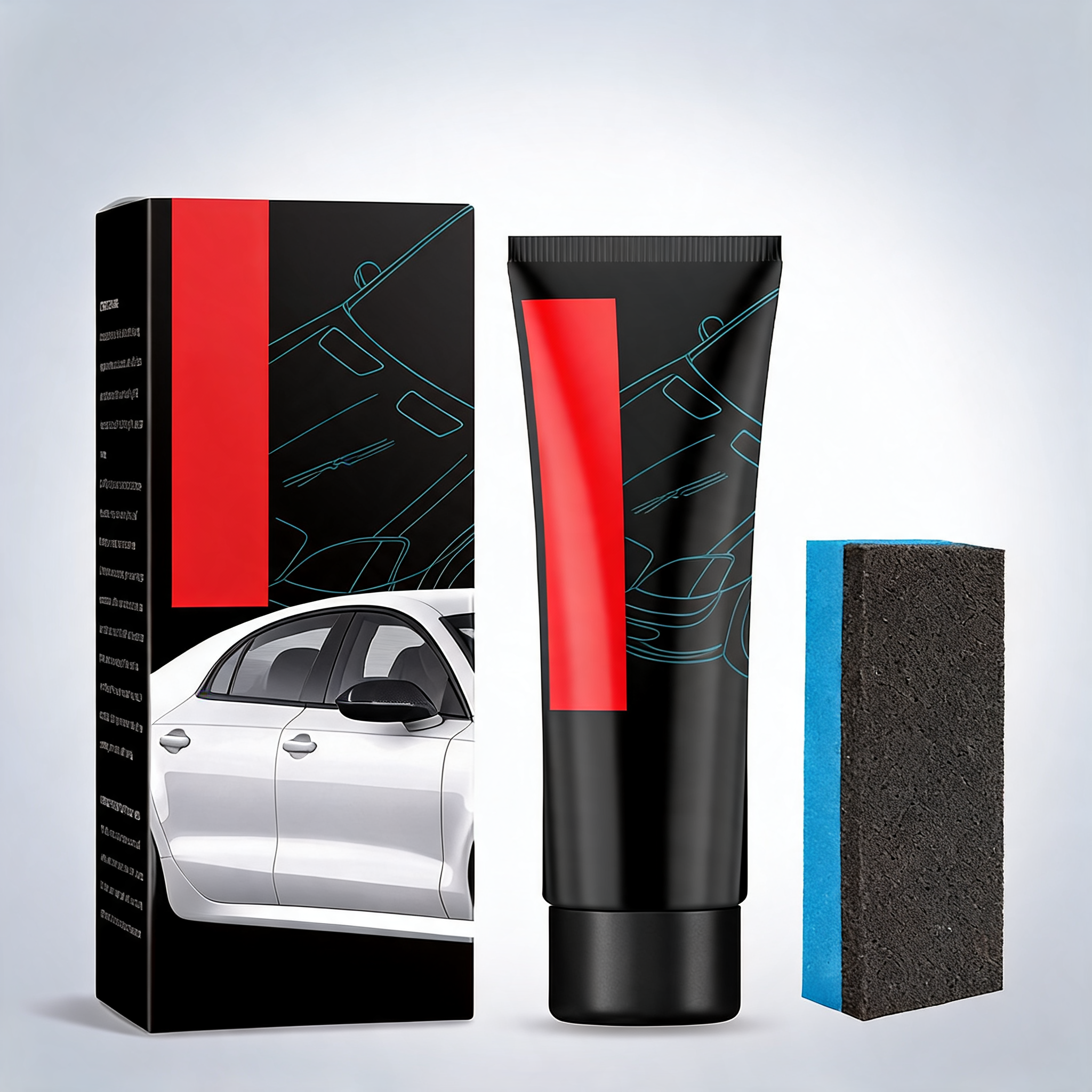 Scratches remover paint cleaning decontamination wax scratch retreading paste repair car wax