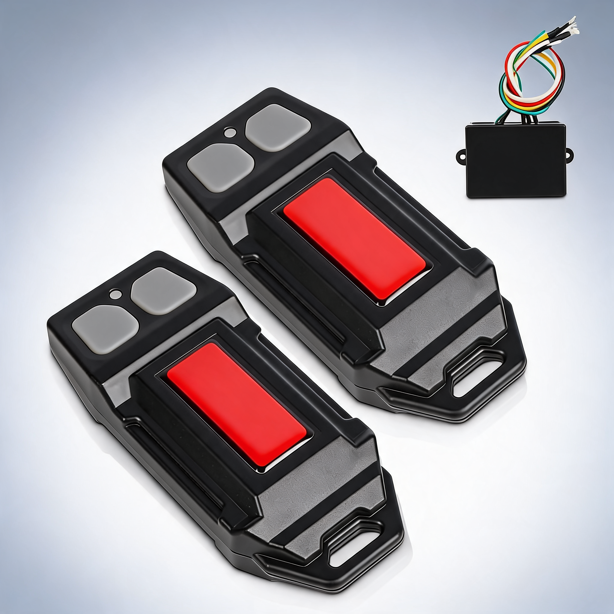 X-BULL 12V winch remote control twin handset easy to install upgrade remotes