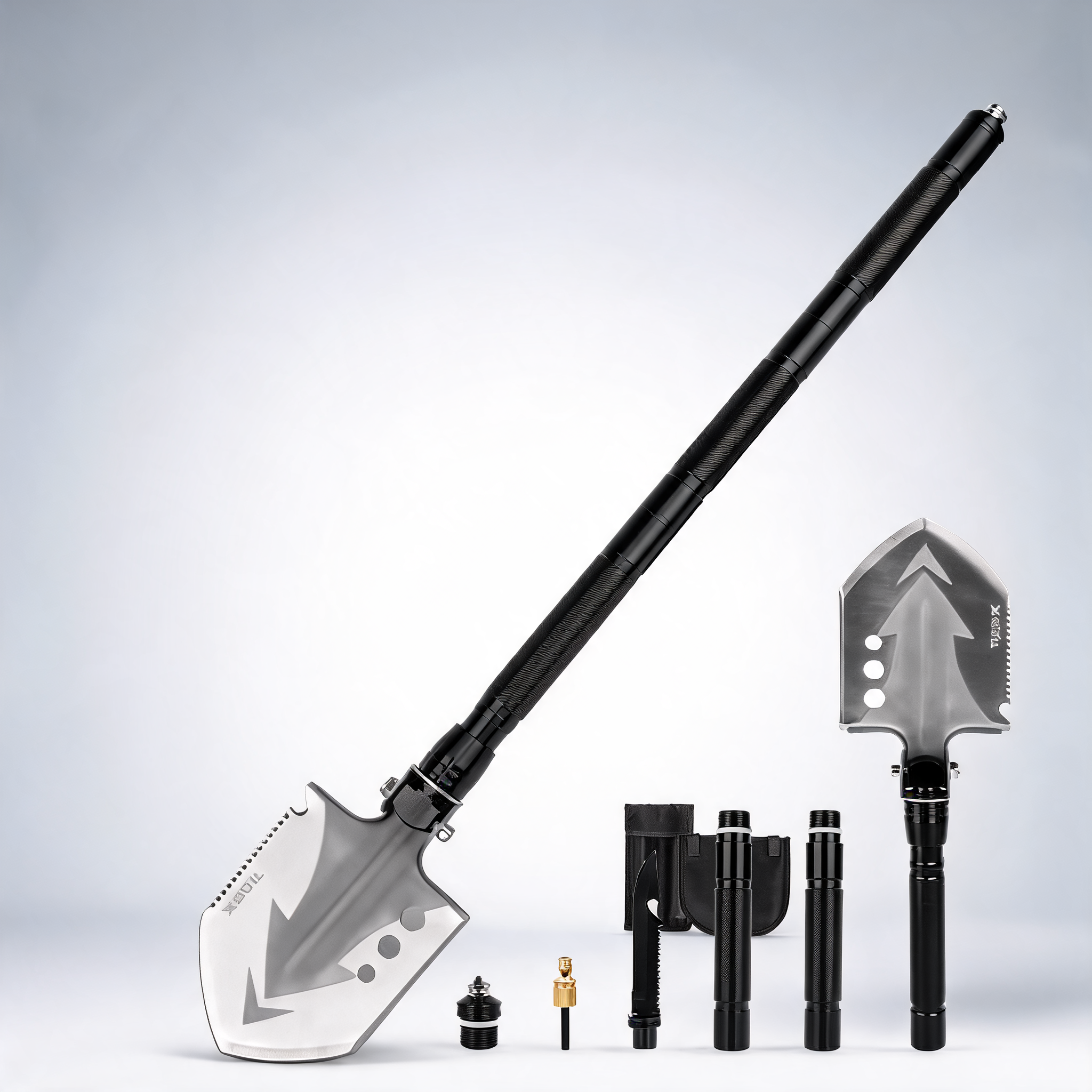 X-BULL folding shovel outdoor camping survival tools multifunction military