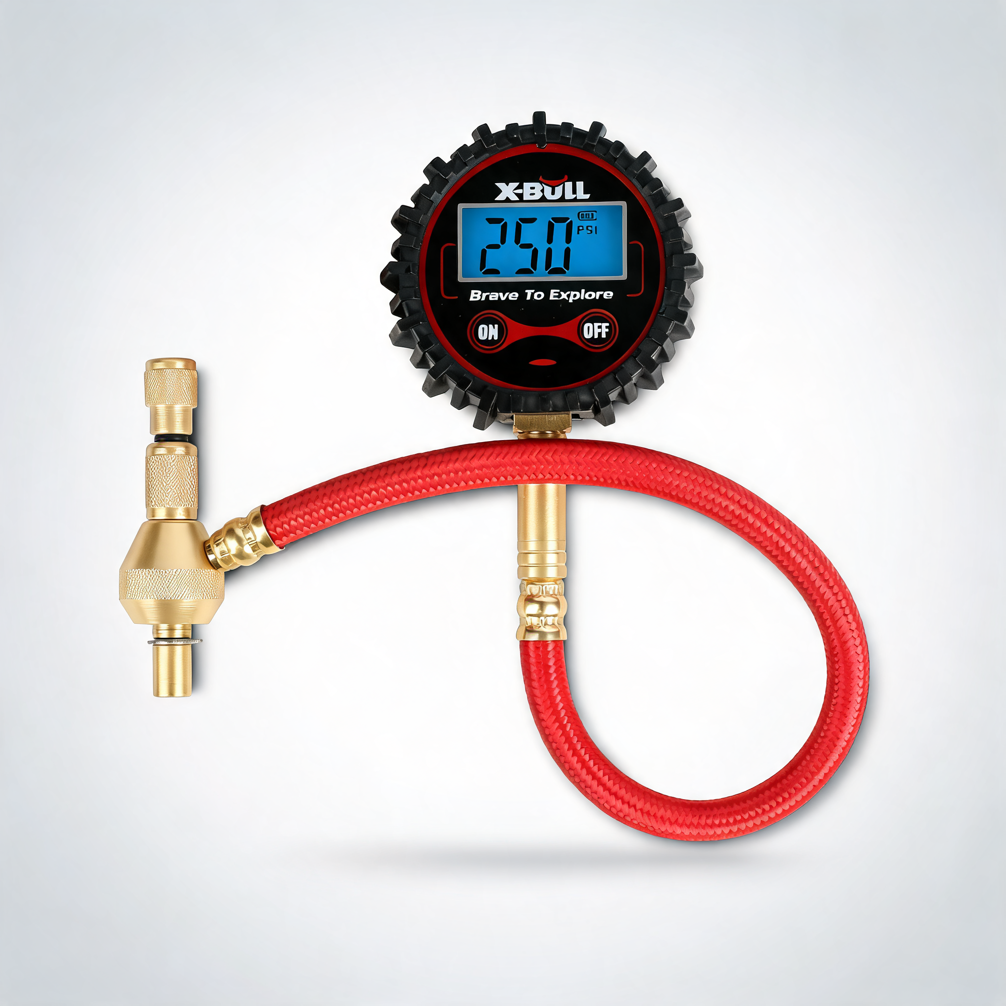 X-BULL digital tyre pressure gauge 250PSI tyre air pressure car motorcycle LED