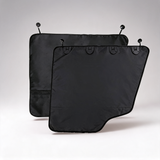 Pet car door protector with storage pocket 77x64cm