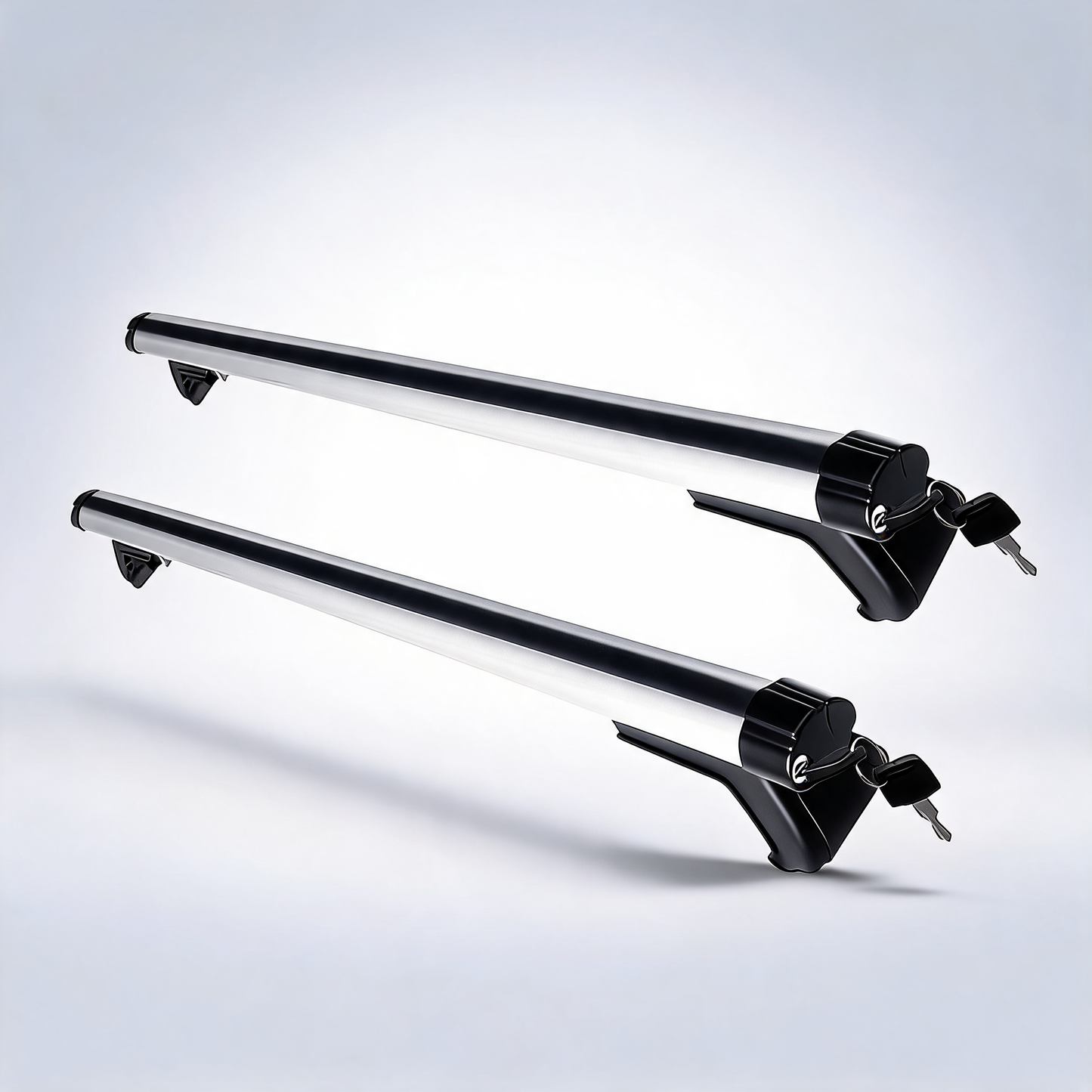 Universal adjustable aluminium alloy car roof rack cross bars carrier lock