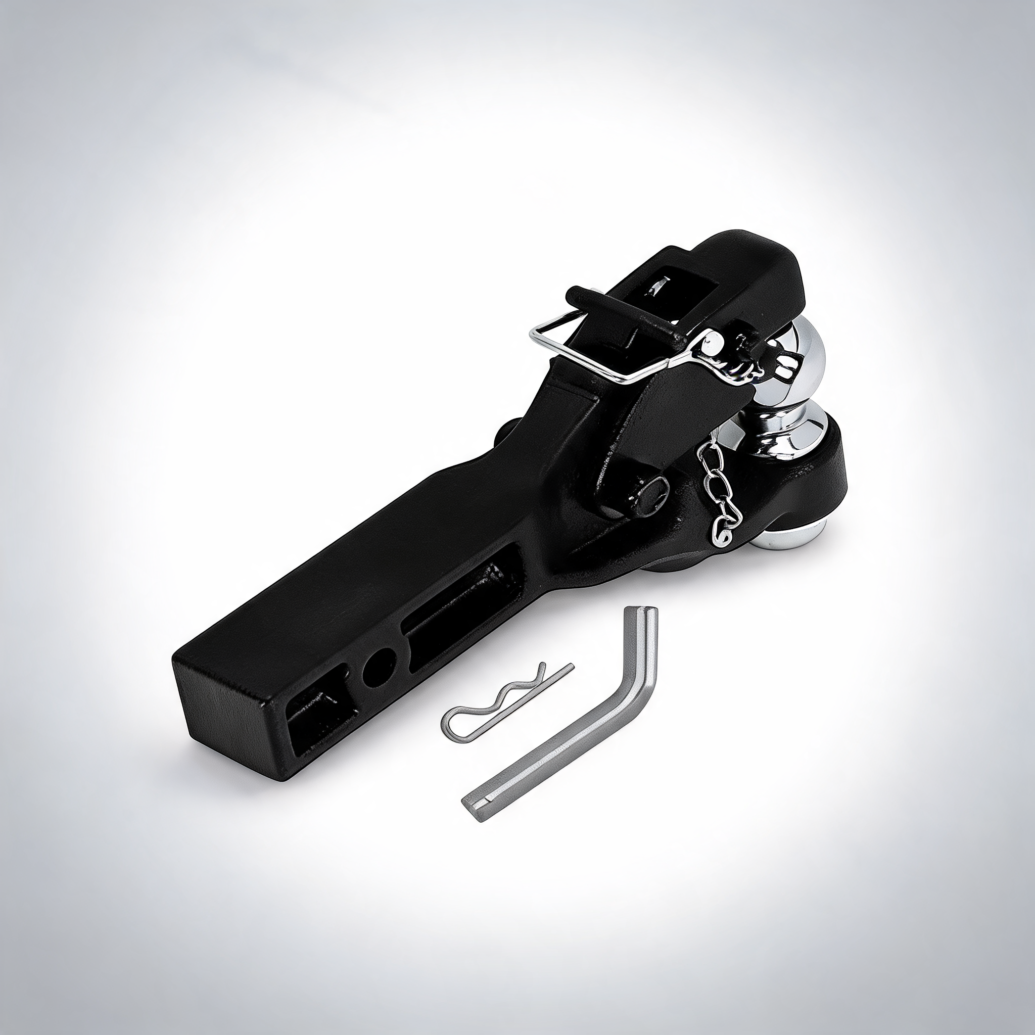 8 Ton pintle tow hook receiver arm hitch towing car truck heavy duty ball combo