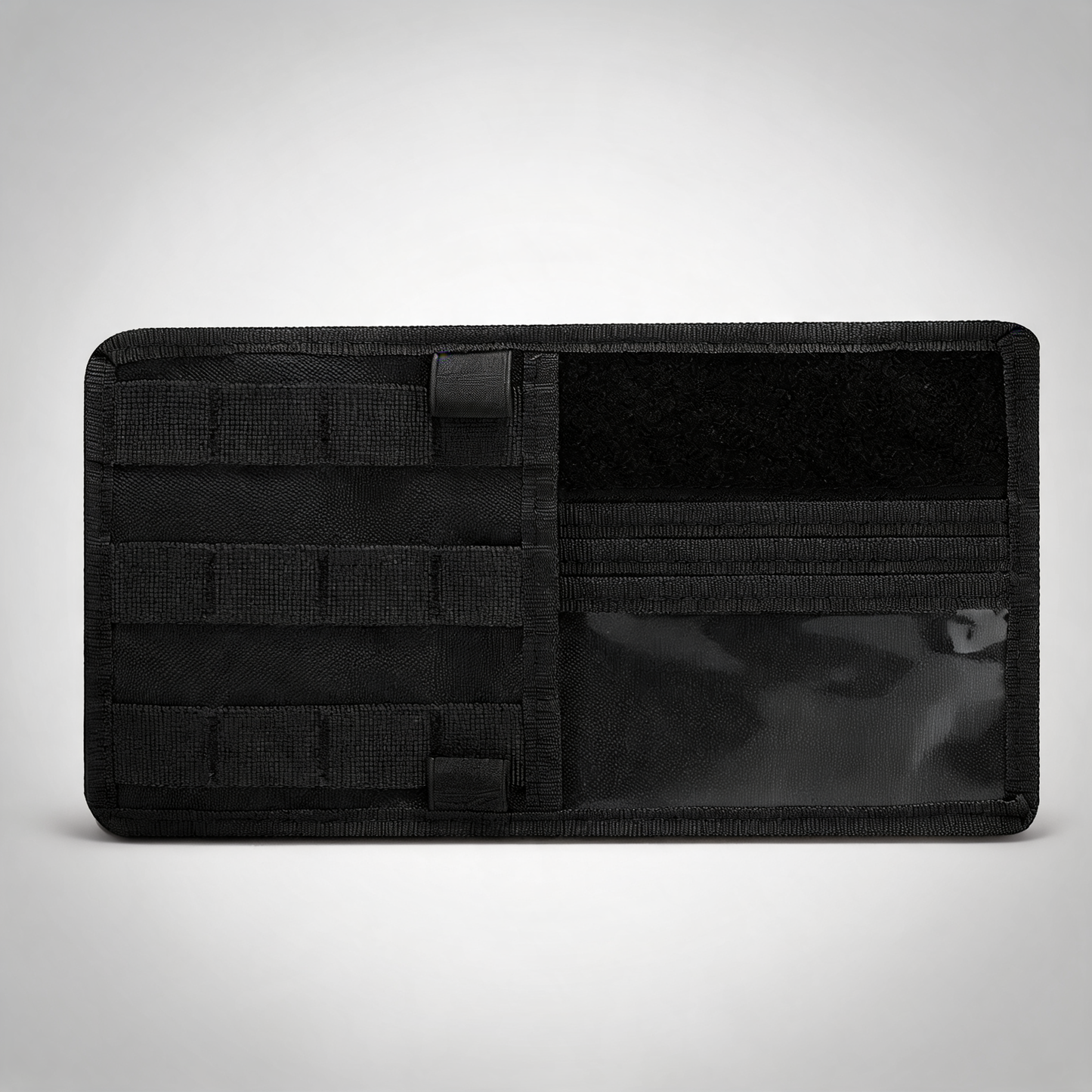 Black car sun visor organiser tactical molle storage panel with Multi-Pocket design