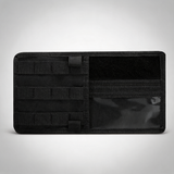 Black car sun visor organiser tactical molle storage panel with Multi-Pocket design