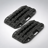 X-BULL mini recovery tracks traction boards sand mud snow 4WD 4x4 vehicle 1 pair black