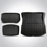 New tesla model 3 highland 2024 boot liner rear frunk cargo trunk mats weisshorn