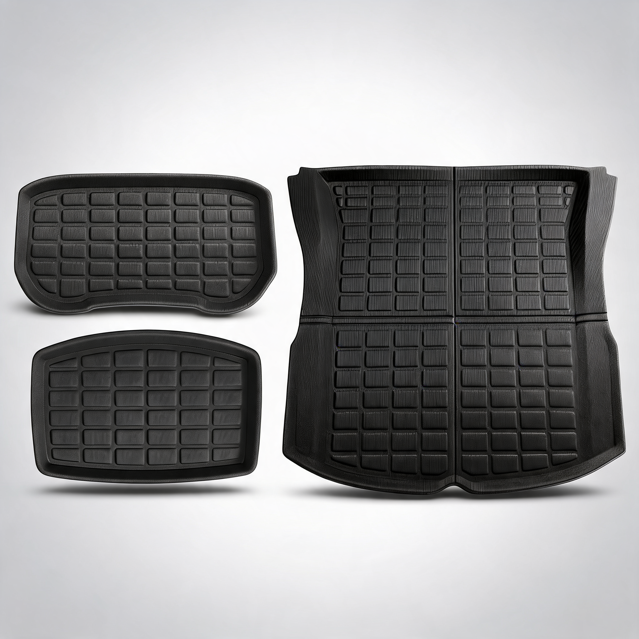 New tesla model 3 highland 2024 boot liner rear frunk cargo trunk mats weisshorn