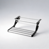 Weisshorn manual pull out caravan step folding RV entry stair 200KG capacity Non-Slip aluminium