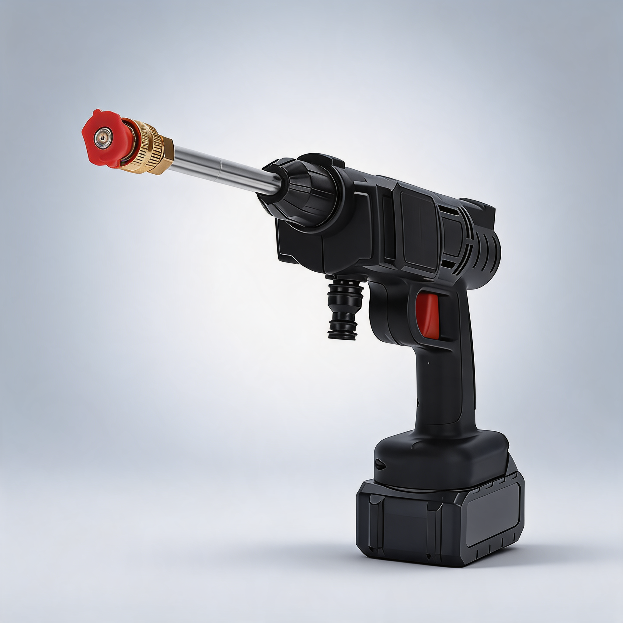 88V cordless electric high pressure washer water spray gun car cleaner 2 battery