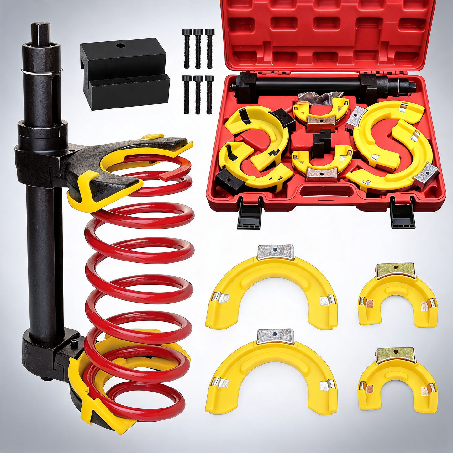 HORUSDY 4500Kg macpherson strut coil spring compressor dumper extractor tool
