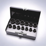 14Pcs wurth 1/2 inch spiral twist socket nut set kit ratchet wrench
