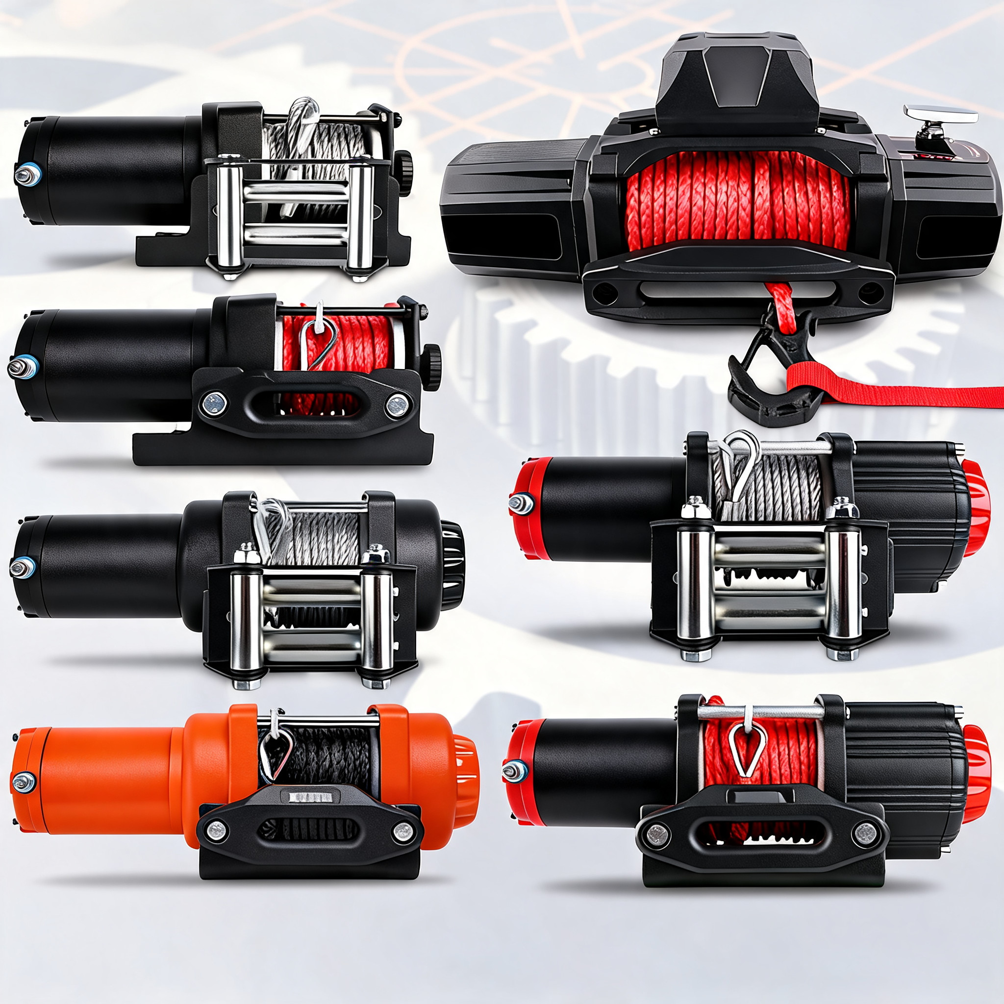 X-BULL electric winch 12V 12000LBS synthetic rope wireless remote 4WD 4X4 car trailer