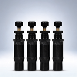 Adjustable Auto-Stop tyre deflator valve kit 10-30 PSI 4PCS screw-on for offroad