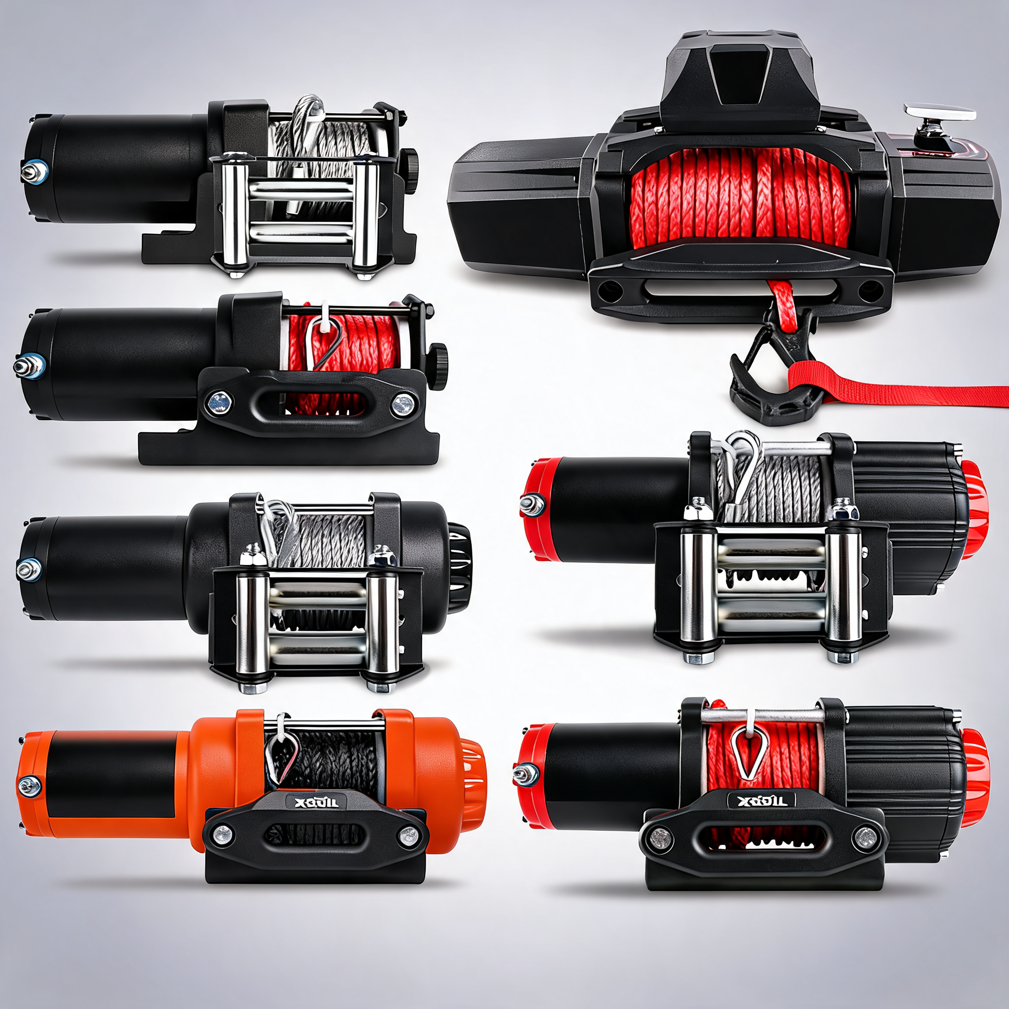 X-BULL electric winch 12V 4500LBS steel cable wireless remote ATV UTV boat trailer