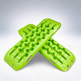 X-BULL recovery tracks boards 10T 2PCS truck snow mud 4WD offroad Gen2.0 91cm green