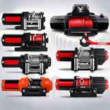 X-BULL electric winch 12V 3000LBS synthetic rope ATV UTV boat trailer with 2 x wireless remote