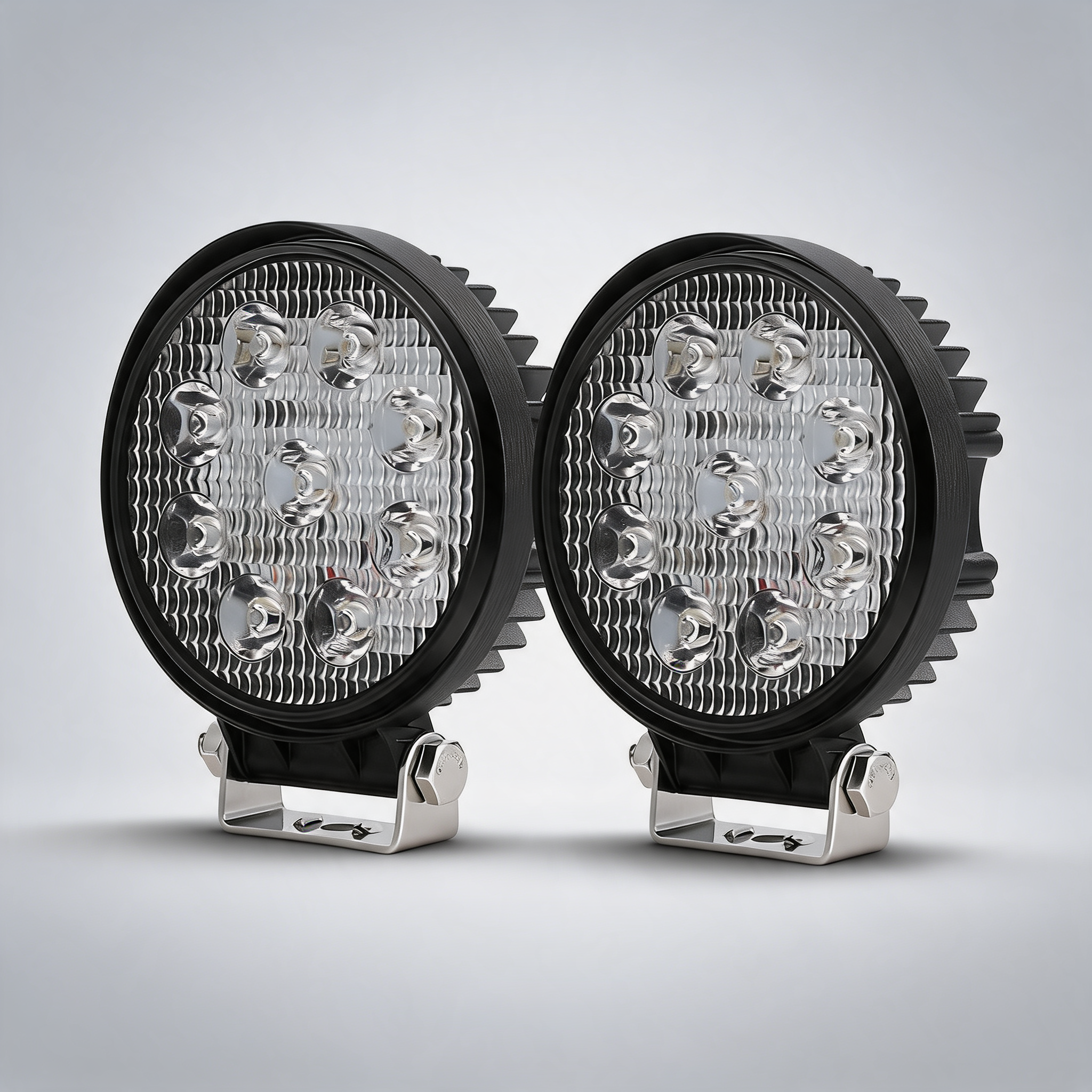 Giantz pair LED driving lights flood spot lights for car truck SUV 12V 24V