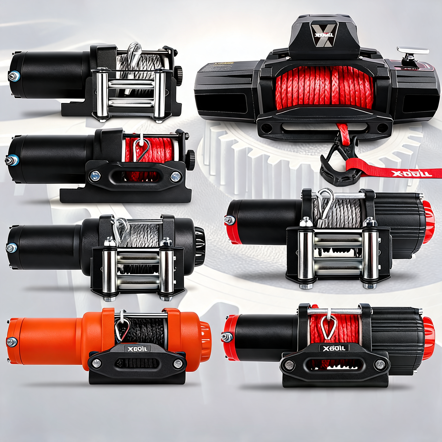 X-BULL electric winch 12V 3000LBS synthetic rope wireless remote ATV UTV boat trailer