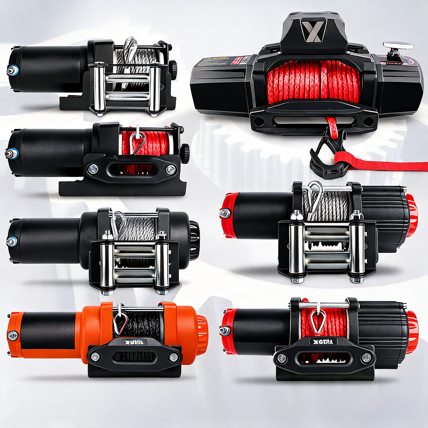 X-BULL electric winch 12V 3000LBS steel cable wireless remote ATV UTV boat trailer