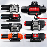 X-BULL electric winch 12V 3000LBS steel cable wireless remote ATV UTV boat trailer