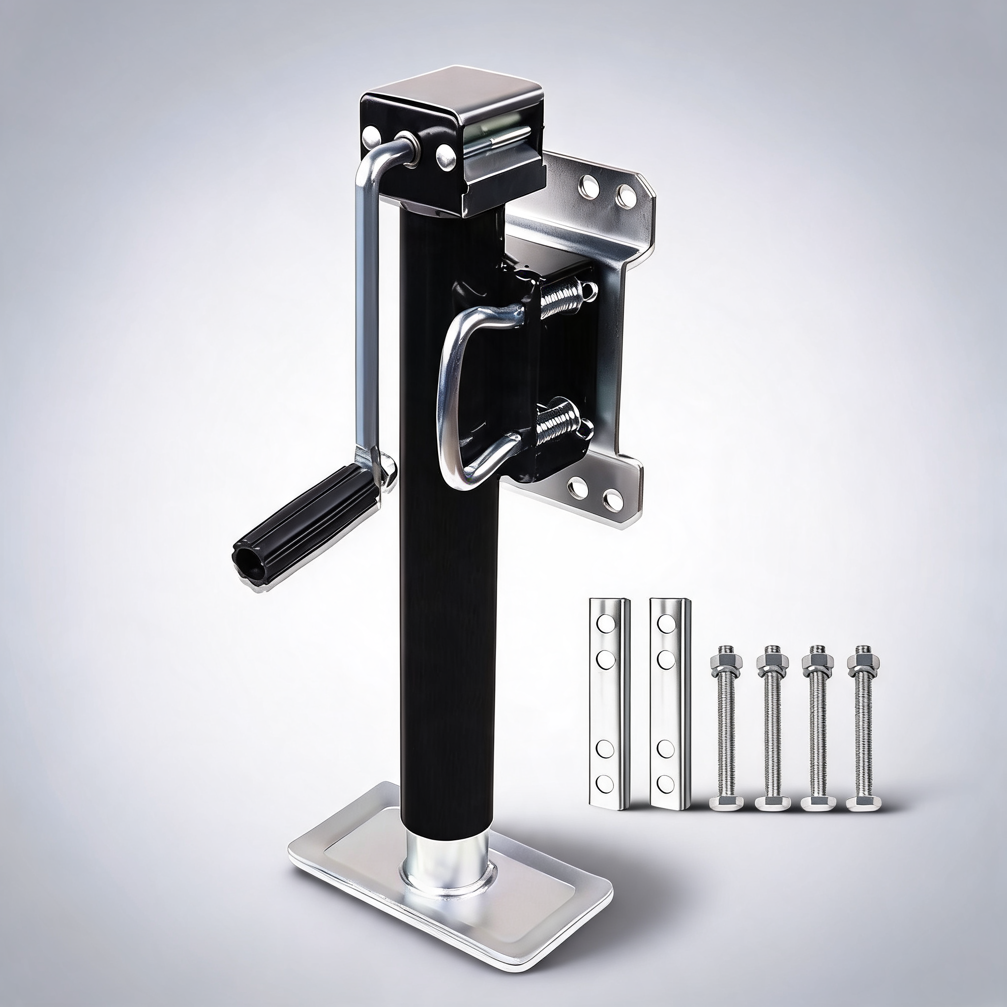 Trailer caravan canopy jack leg stand heavy duty 2267KG 5000lbs side handle