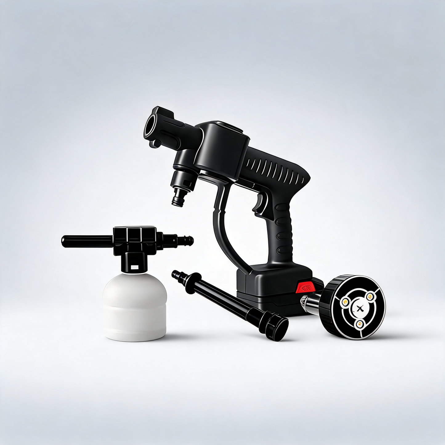 High pressure washer 3 in 1 nozzle portable cordless cleaner battery set 21V