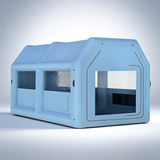 Giantz inflatable spray booth car paint tent with filter system and blower