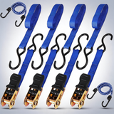 10Pcs ratchet tie down straps 997KG 4.5M trucks trailer strap stainless steel