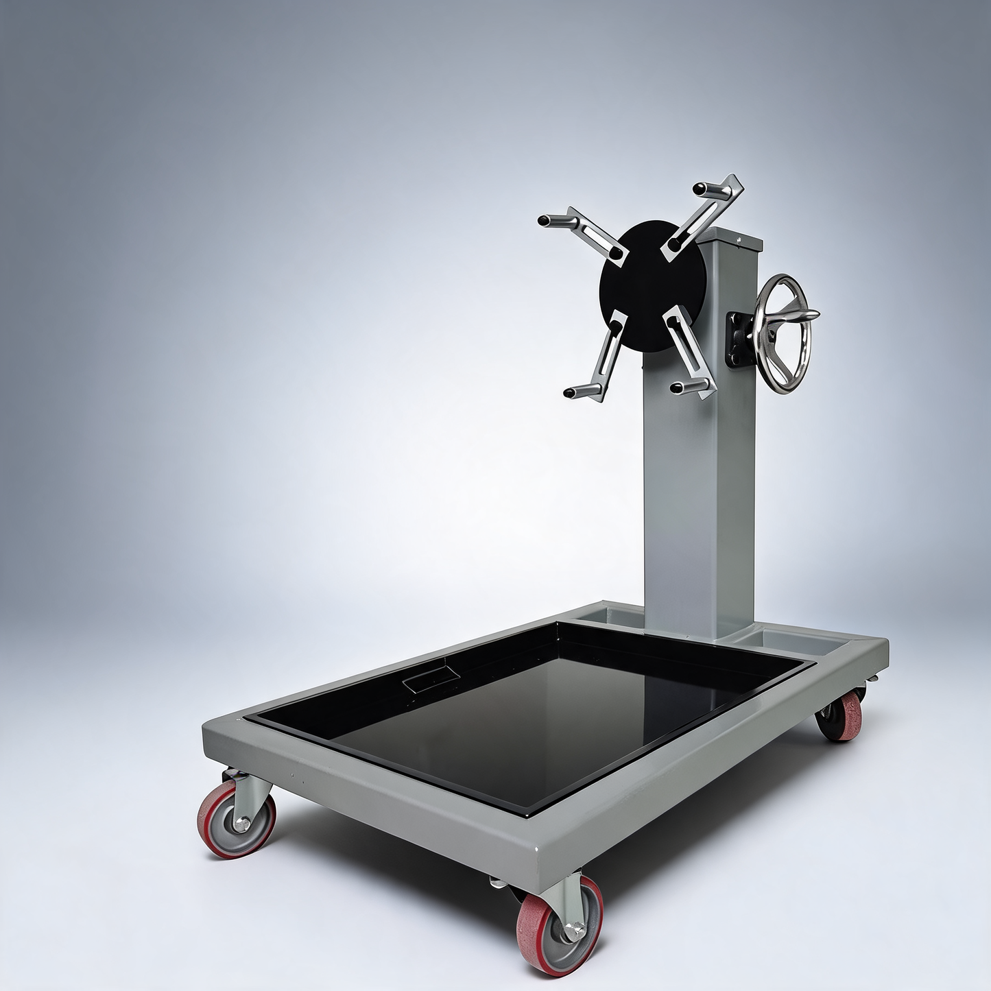 800Kg folding engine stand 1763lb heavy duty workshop auto crane hoist motor