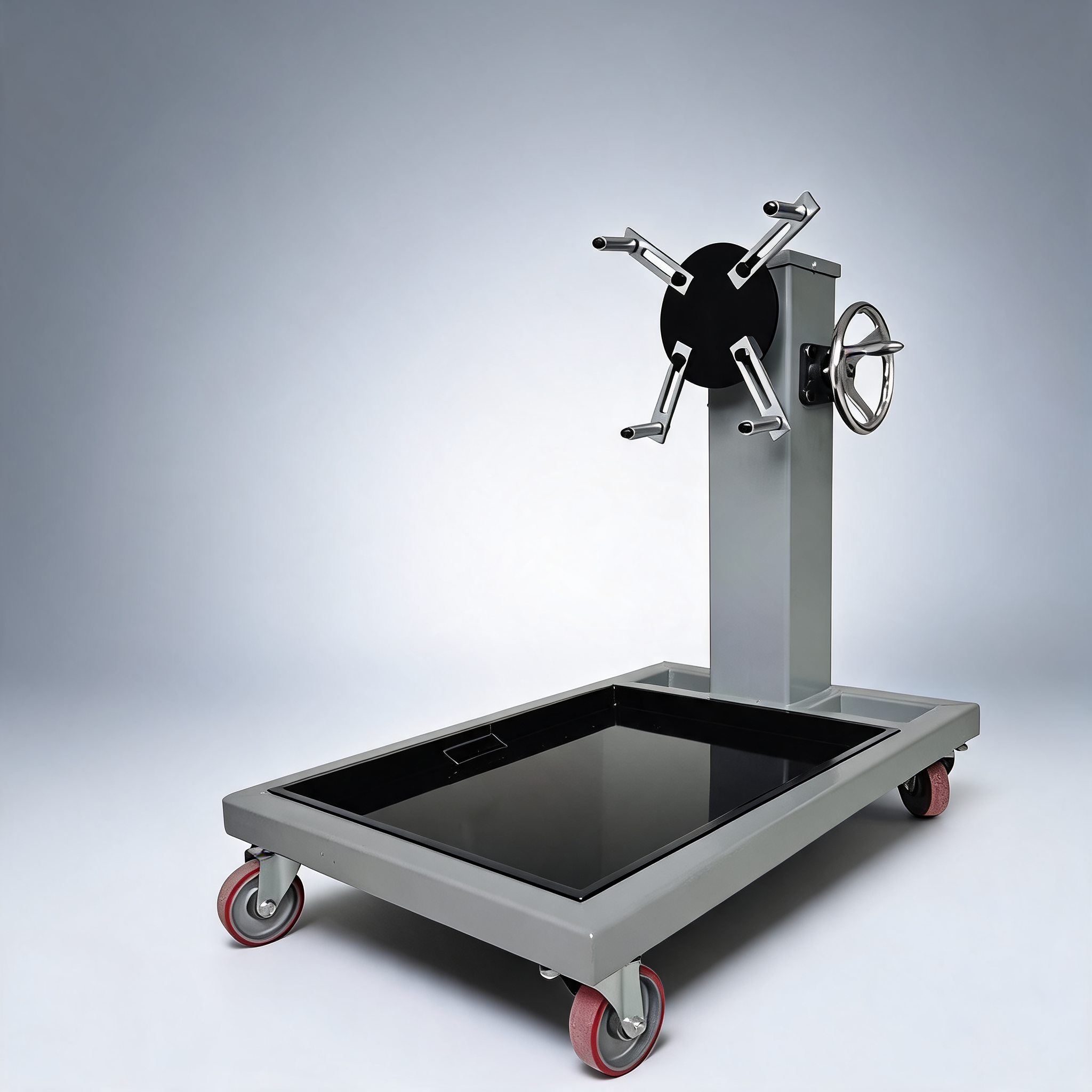 800Kg folding engine stand 1763lb heavy duty workshop auto crane hoist motor