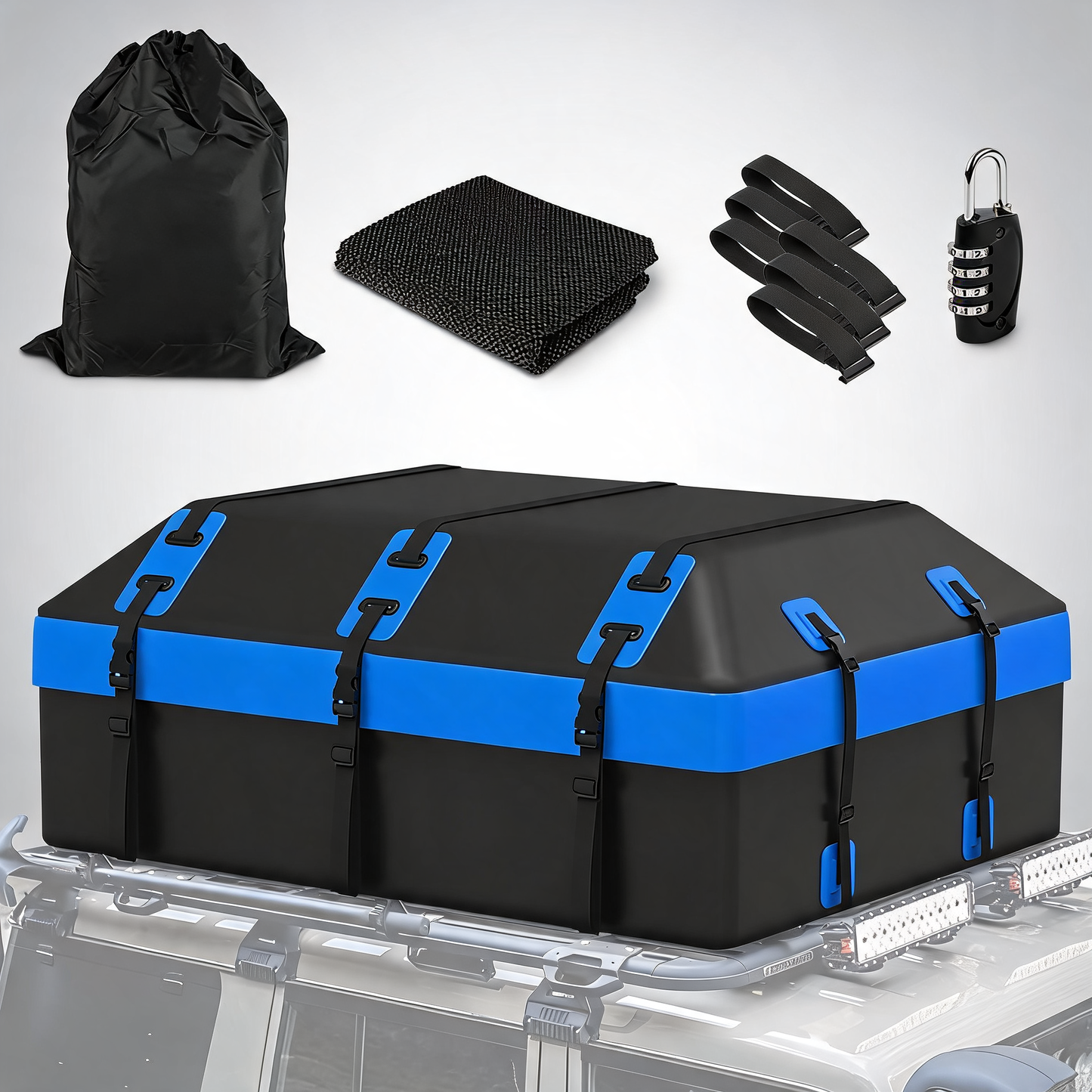 X-BULL car roof cargo bag rooftop cargo carrier 100% waterproof top luggage bag for all vehicles