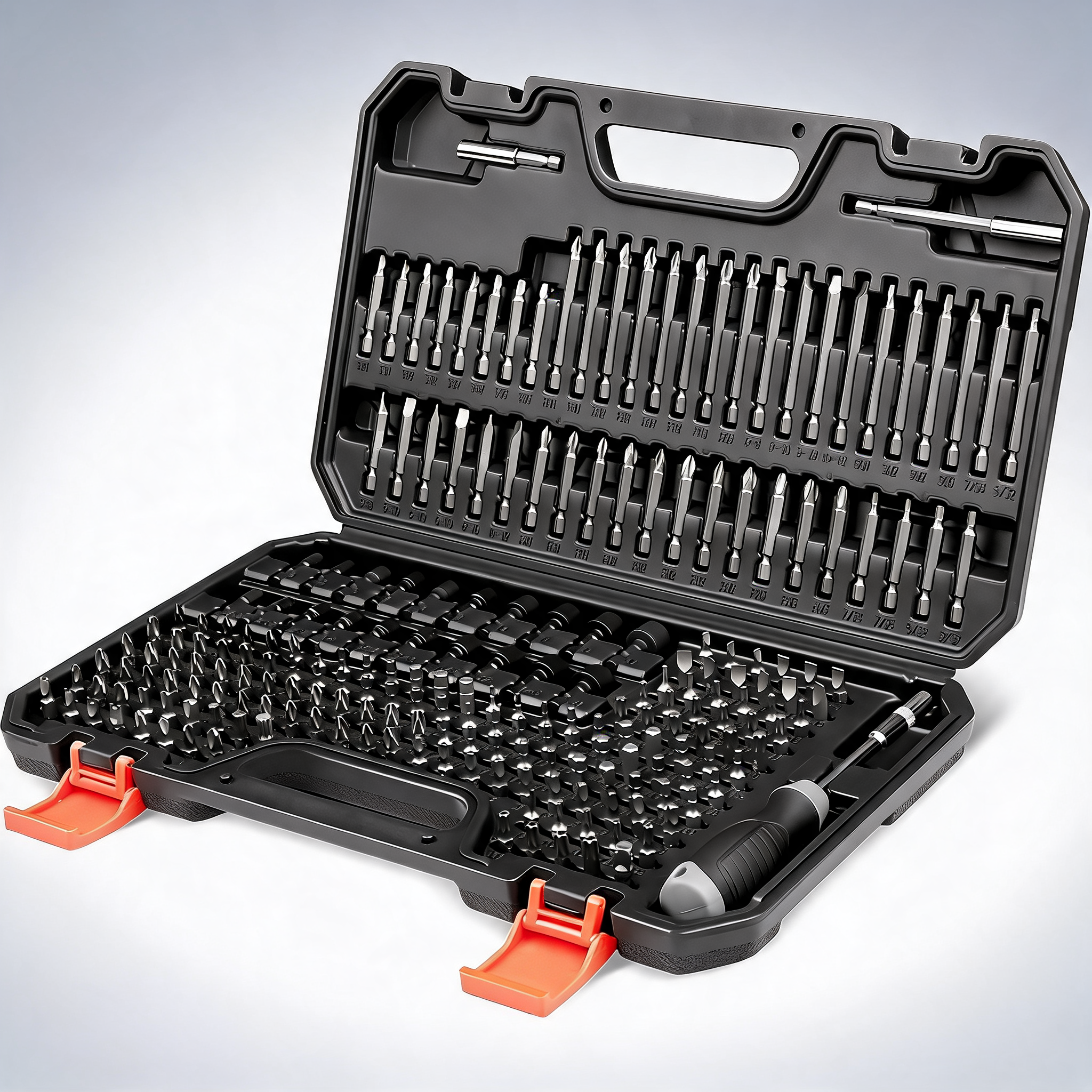 219-Piece combination security bit set screwdriver bit tamper proof torx box