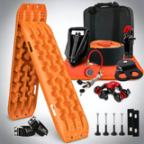 X-BULL 4WD recovery kit snatch strap recovery tracks Gen3.0 mounting pins
