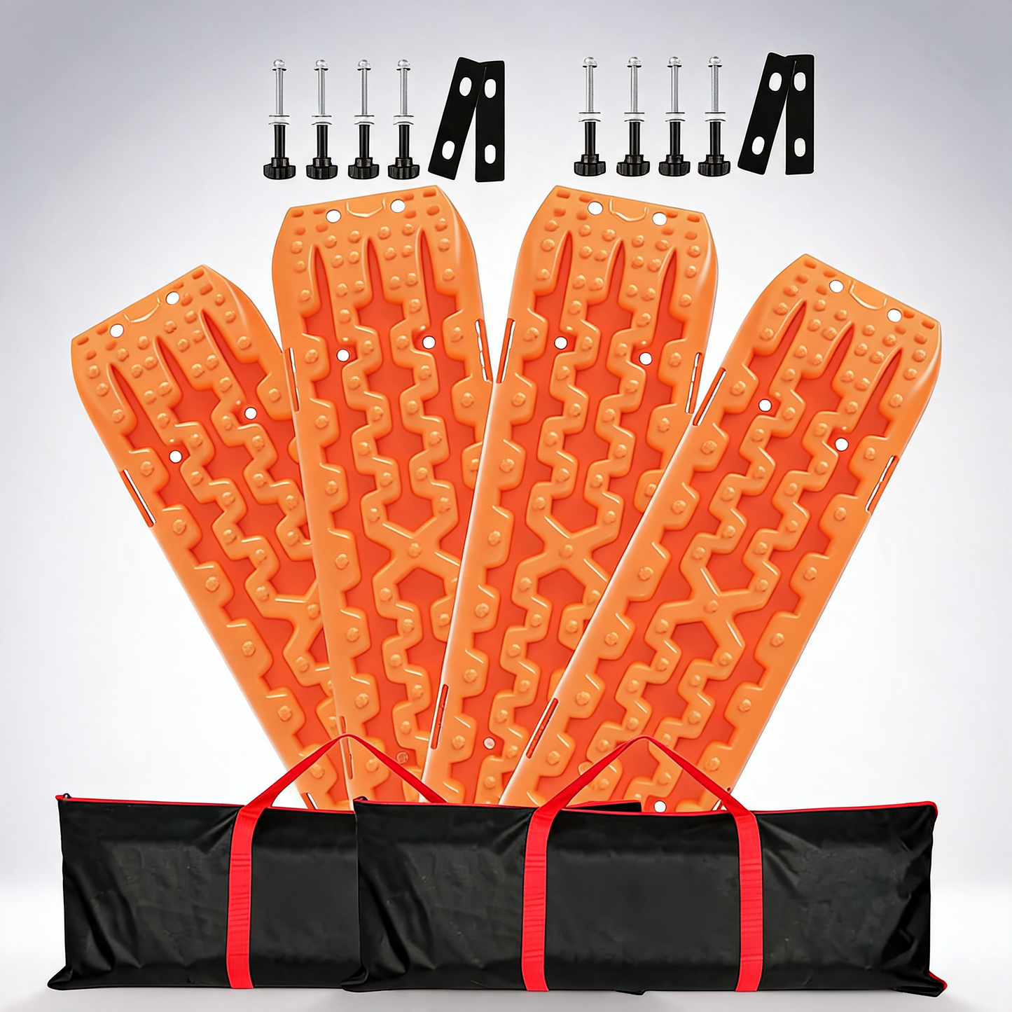X-BULL recovery tracks boards 10T 2 pairs sand mud snow with mounting bolts pins