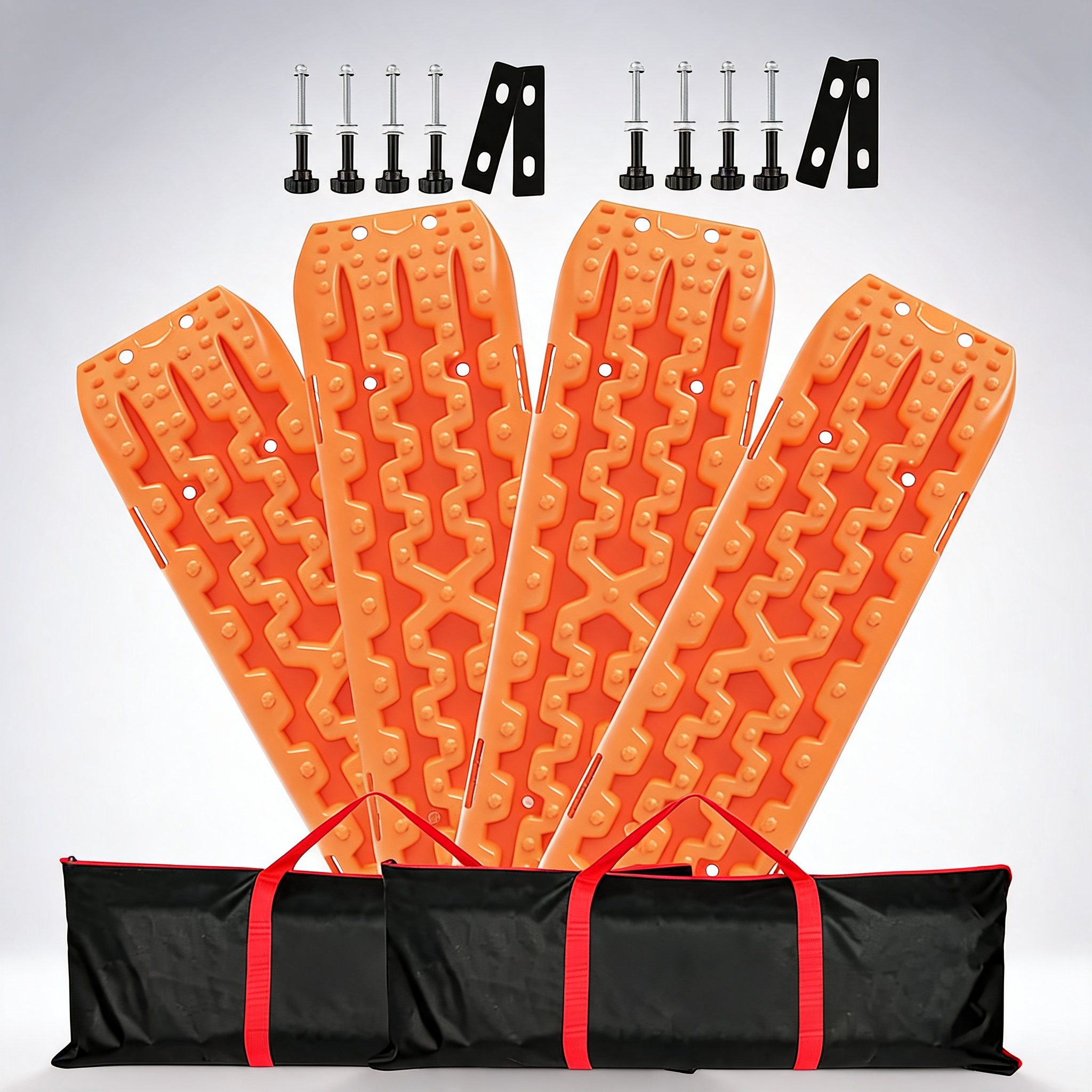 X-BULL recovery tracks boards 10T 2 pairs sand mud snow with mounting bolts pins
