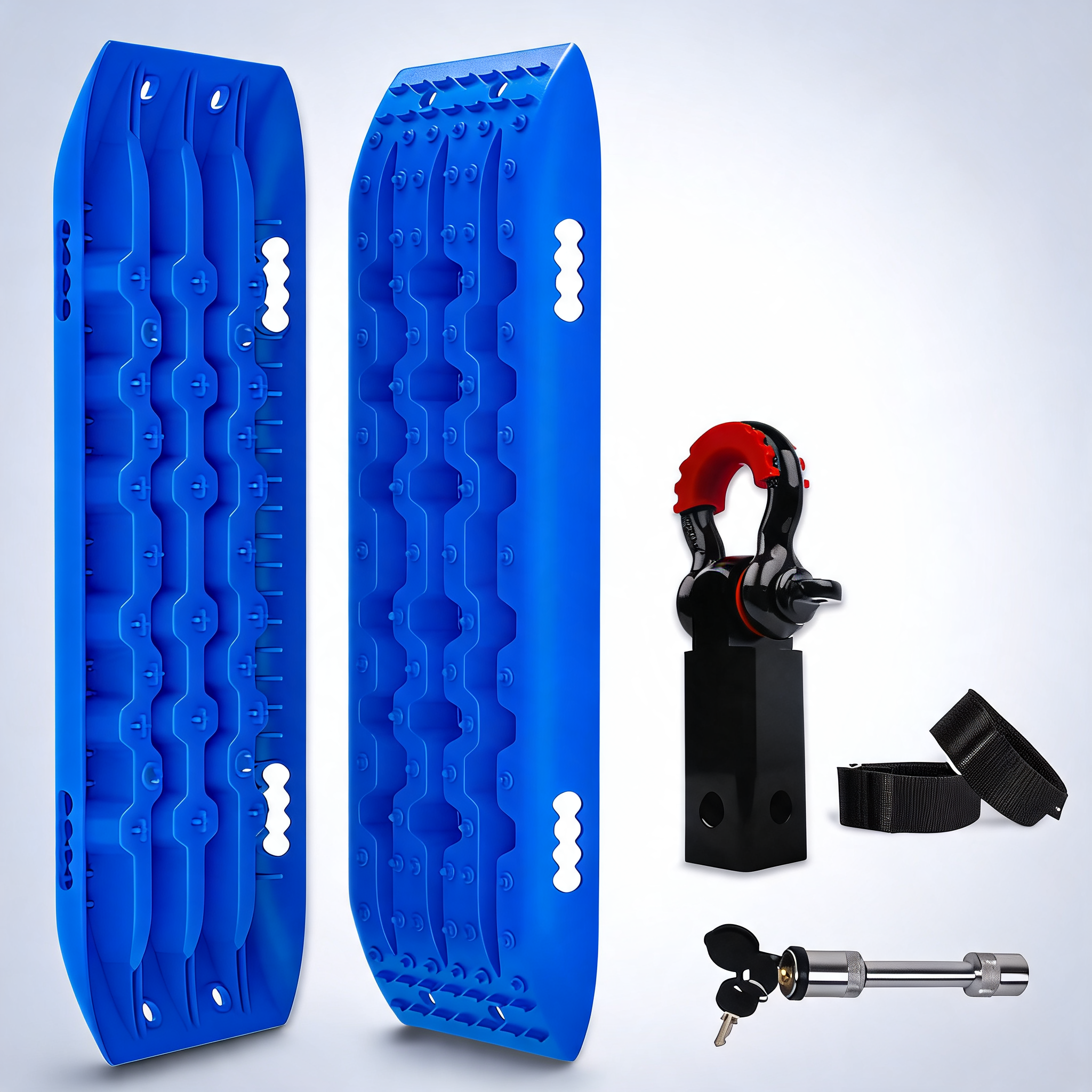 X-BULL hitch receiver 5T recovery receiver with 2PCS recovery tracks boards Gen2.0