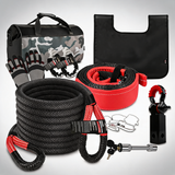 X-BULL recovery kit kinetic recovery rope with hitch receiver 5T recovery receiver