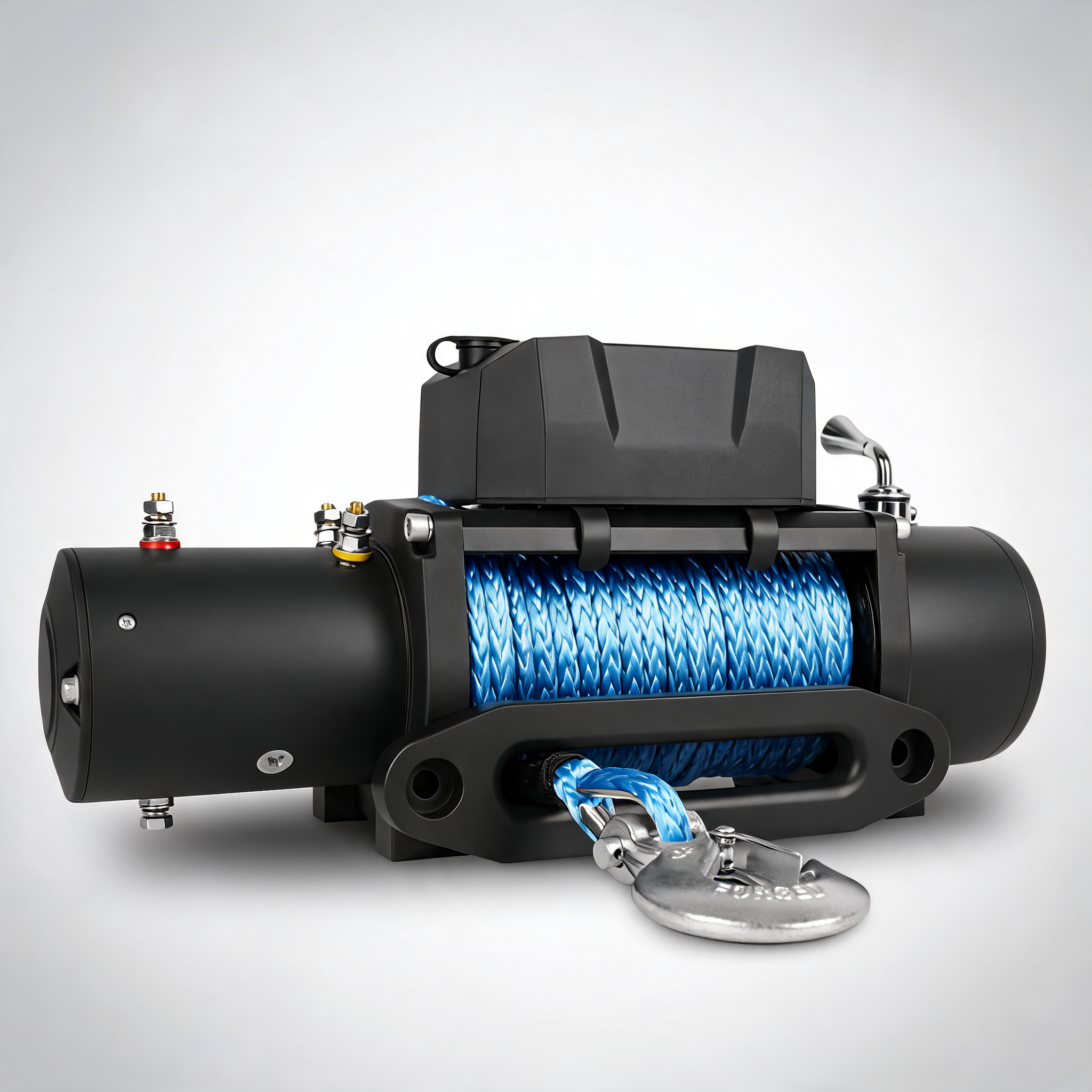 X-BULL 12000LBS electric winch 12V 4x4 synthetic rope 4WD