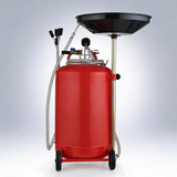 T-REX 80L pneumatic mobile waste oil drainer tank, telescopic, with extractor probes