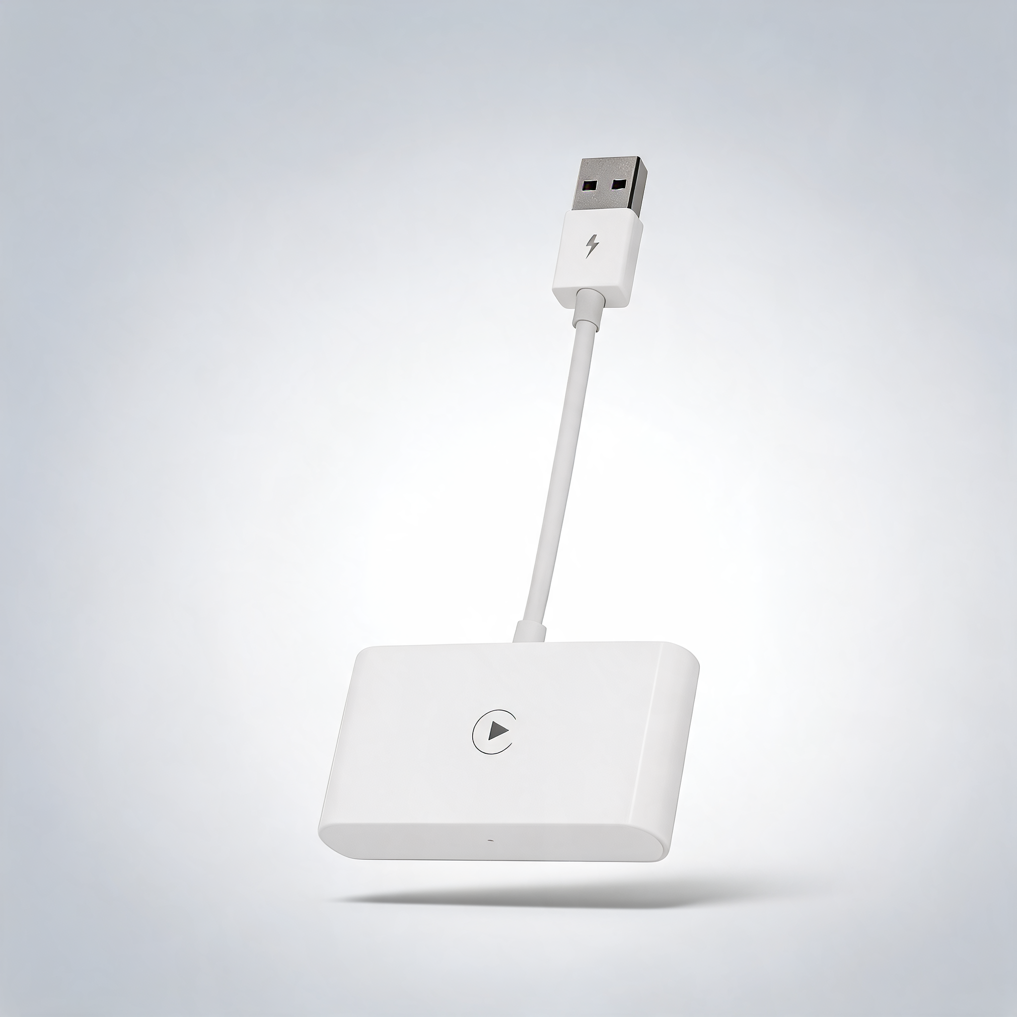 Wireless CarPlay adapter dongle for Apple iOS and Android navigation radio