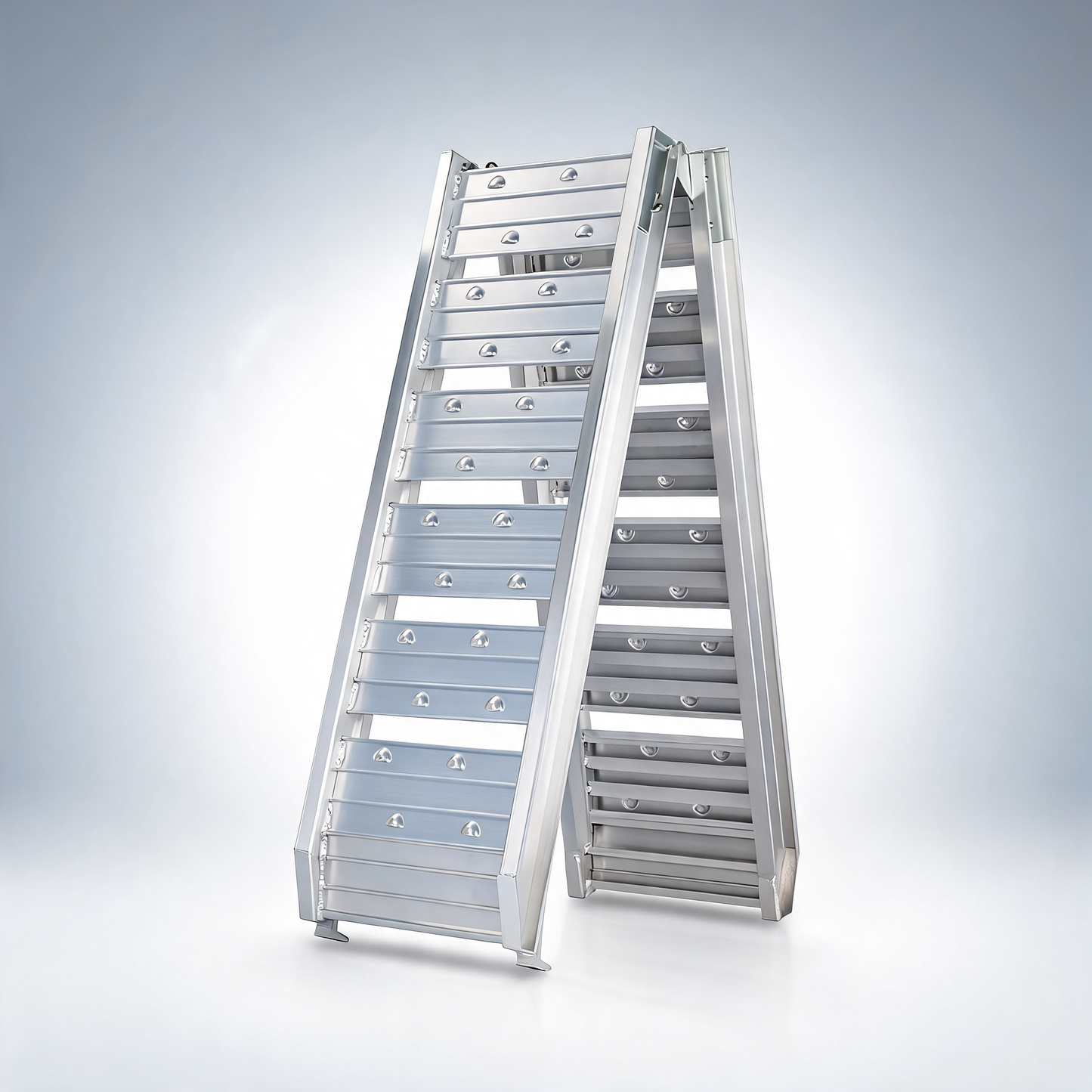 BULLET 1.8m aluminium folding loading traction ramp, 200kg capacity