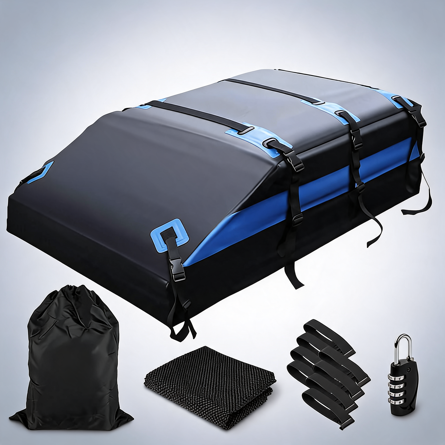 X-BULL waterproof car roof top cargo carrier luggage cube bag, 425L