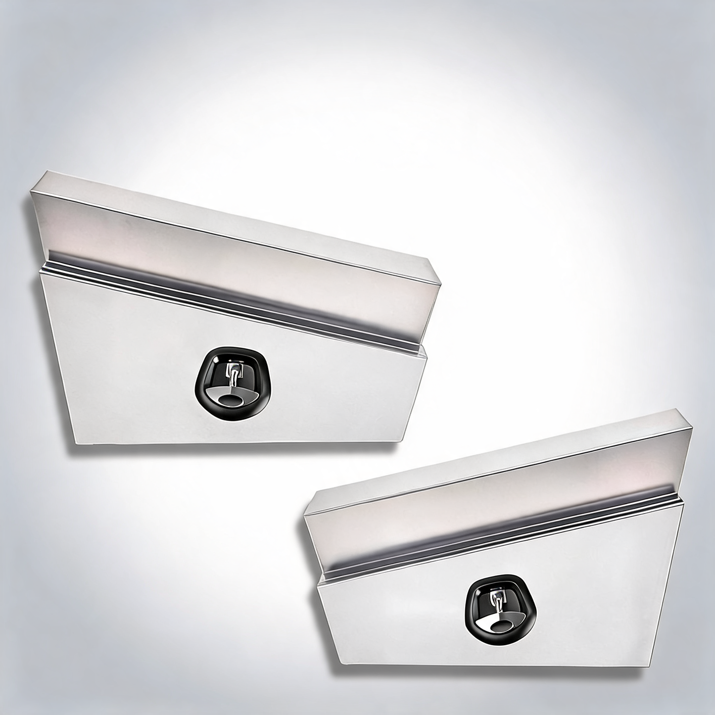 Under tray tool box underbody pair set 750mm aluminium