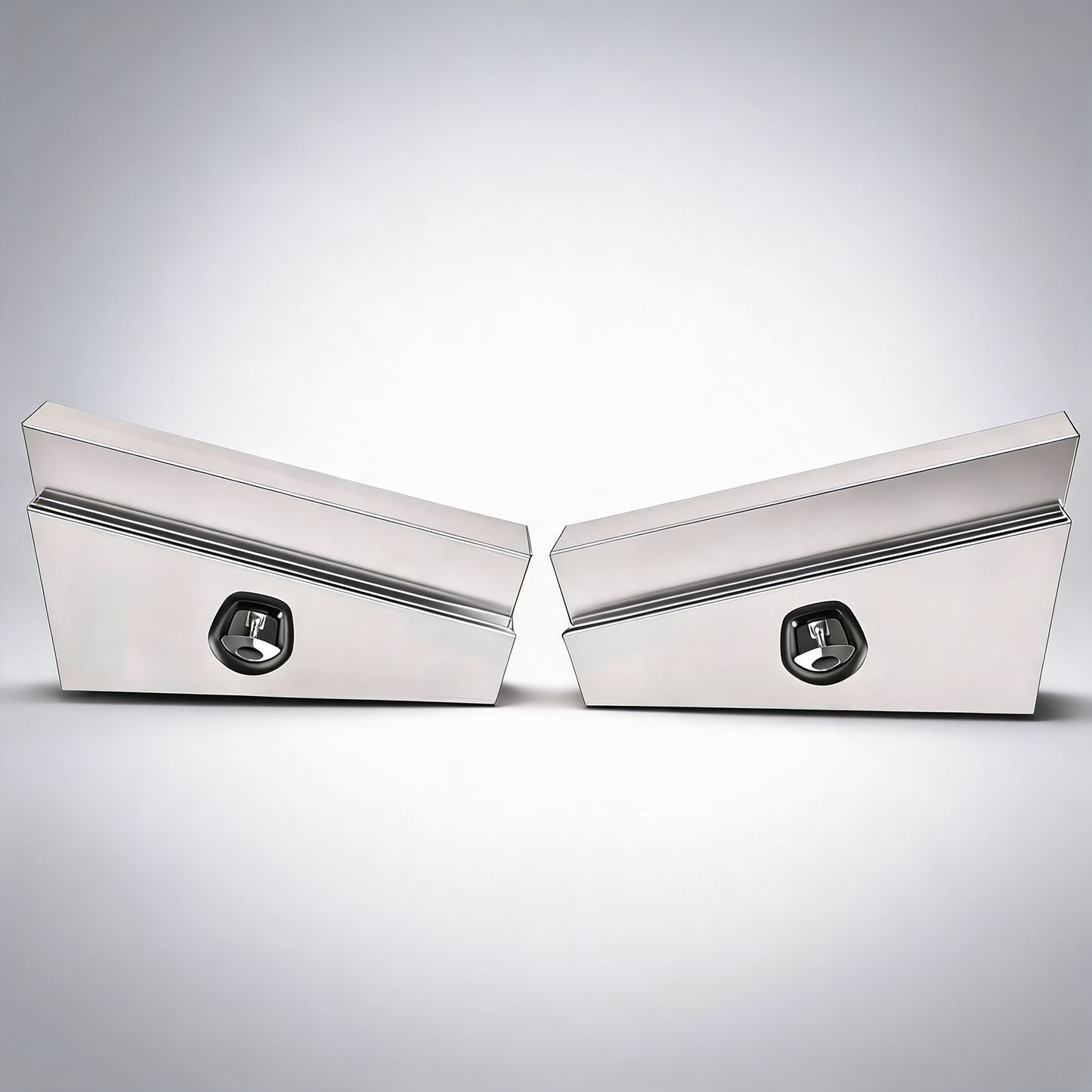 Under tray tool box underbody pair set 900mm aluminium